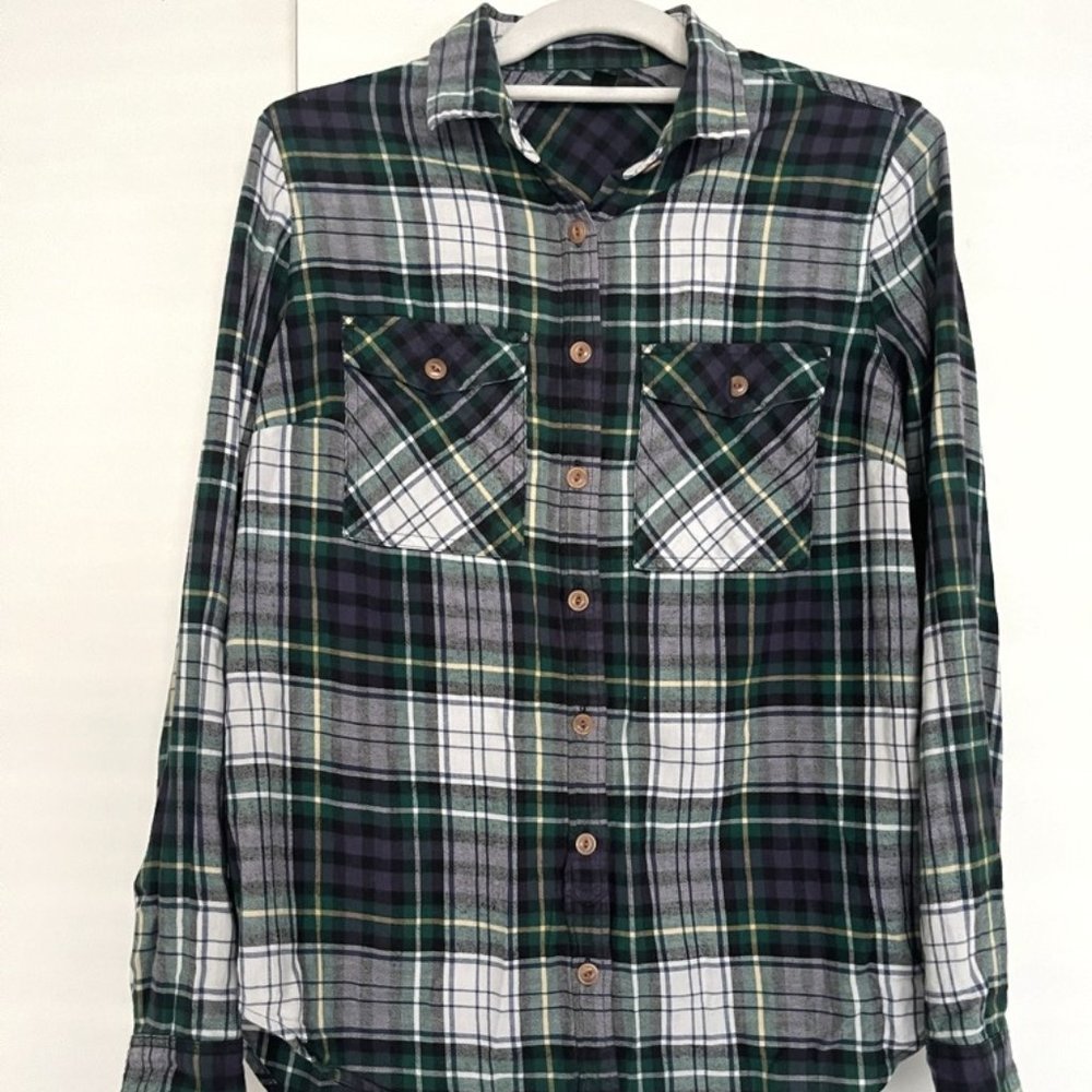 Flannel button-down